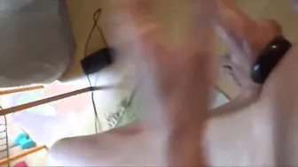 Amateur twink in speedo jerks off on webcam