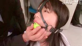 Bound Office Lady Gagged Pleasured - Steamy Bondage Encounter