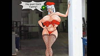 Xmas Pay Rise 2 - There are now two elfs fucking Mrs. Clause and it is amazing
