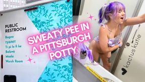 sweaty pee in a pittsburgh potty