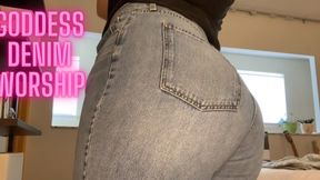 Goddess Denim Worship - BBW Ass Jeans Fetish Verbal Humiliation