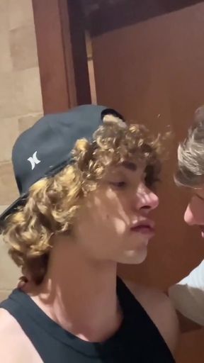Naughty boys love public bathrooms   Clip 1