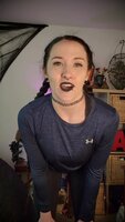Alice Black's Goth Strip Tease Countdown Jerk Off Challenge