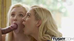 TUSHY First Anal Sex For Cherie Deville And Samantha Rone - ANALDIN