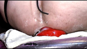 Huge Anal Toys and Prolapse