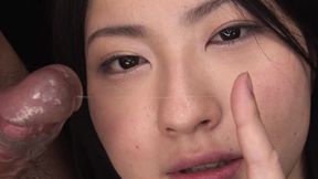 Busty Asian cutie satisfies a couple of lucky boys