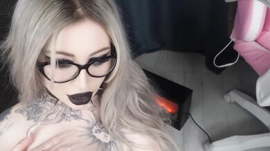 Thick lips gag on leather stepsister deepthroat big tits cum covered face