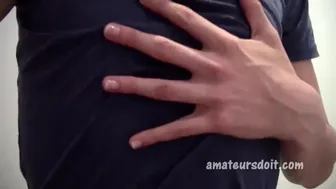 Smooth Australian Twink Amateur Jerks Cock and Cums Hard