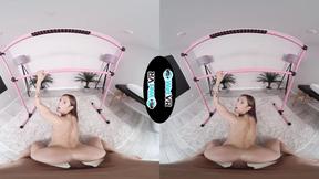 ”Flexible brunette Sophia Sultry screwed in POV ( VR porn )”