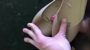 4095091 cumshot shoe job into not my step sisters 18 yr old friend
