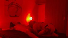 Disobedient wife punished with colossal tits and bondage