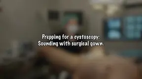 Medical BDSM Nurse exam with Latex Gloves and Gown