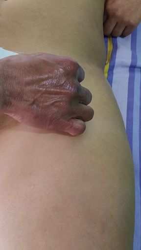 Iconic moment from "COMPLETE 4K MOVIE HOT SEXY DEPILATION AND SHAVING WITH ADAMANDEVE AND LUPO"