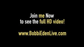 Busty blondes Bobbi Eden & Julia Ann share a steamy lesbian scene