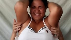 Lalita's Irresistible Laughter: Tickling in the armpits!