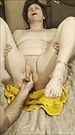 Gilf fisted and squirts on herself