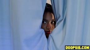 Two kinky ebony MILF nurses have threesome with big dick patient