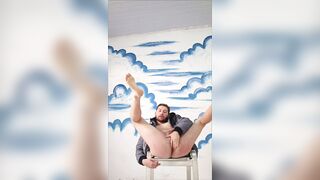 I demonstrated myself off in the living bedroom waiting for someone to lick me.