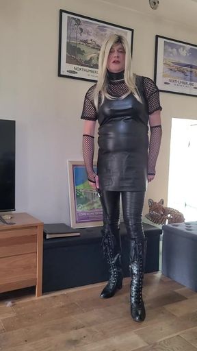 Unforgettable moment from "sissy leather slut bitch"