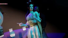3d_animation - beauty lady fuck bbc at bar