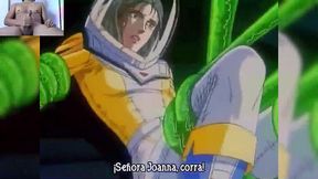 tina owens viaja por el espacio para encontrar a un astronauta desaparecido pero termina peleando contra unas plantas que follan y se reproducen con un cono humano. hentai sin censura