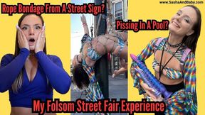 Rope Bondage From A Street Sign? Pissing In A Pool? My Folsom Street Fair Experience - Dirty Talk - Confession - Piss