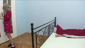 Mature blonde whore blowing cock before getting pussy and butt hole devastated