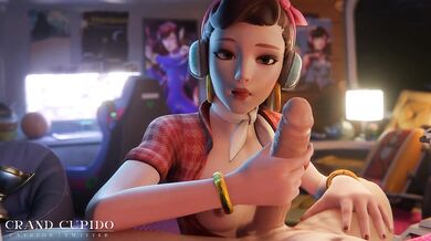 [compilation] Double Blowjob big dick [Overwatch] [Grand Cupido]