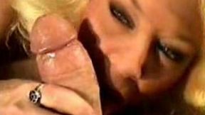 Voracious and dirty glandma giving filthy blowjob on POV