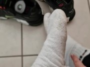 Nike tn and socks sniff