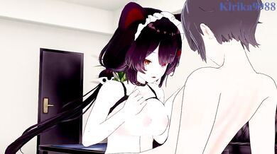 Inui Toko desu in sauna hardcore threesome 3D uncensored she screams in bed