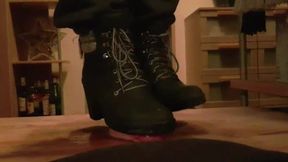 POV Trampling and Stomping with Boots (german) Hard - Footjob and Cock Crushing - Full Weight, No Mercy
