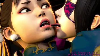 Juri Han vs Chun Li  - lesbian