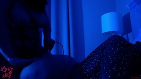 electrifying ebony goddess violet wand play