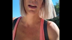 Hiking enthusiast gets her pussy broken in the wild