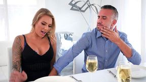 Juelz Ventura gets pussy touched by Keiran under the table