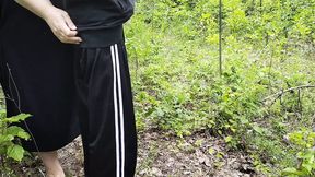 Neighbor Blowjob in Park &mdash;  Swallows Hot Cum