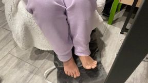 Feet Wrapped In the Blanket Massage