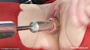 ”Redhead babe machine anal fucked”