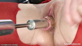 ”Redhead babe machine anal fucked”