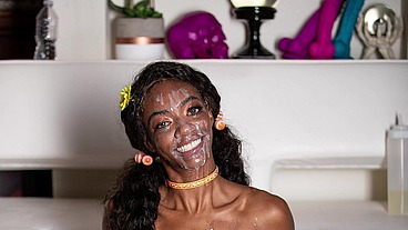 Chanel Skye’s Tight Ebony Asshole Stretched By Bryan Gozzling’s Cock!