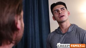 Hunk stepdad licked and banged fit stud inside the classroom