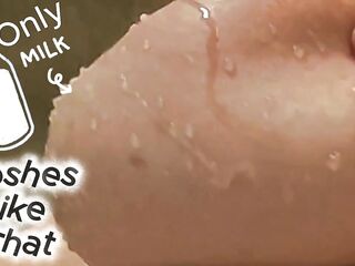 After A Shower Kayla Keagan Sucks Balls, Licks Jock, and Swallows Her Cum