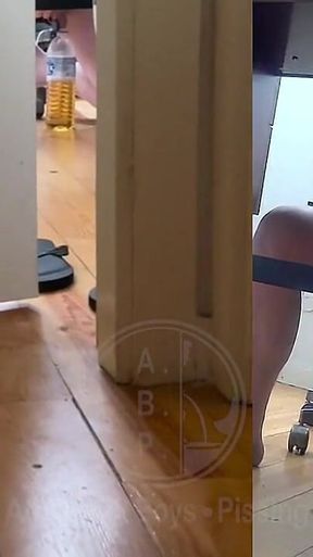 When Jules Works From Home and Can't Leave His Desk, He Has to Urinate in a Bottle