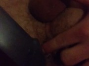 Hairy Straight Guy vs Butt Plug