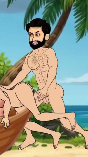 The husband and wife sat in the boat and went to the sea and there the husband fucked his wife with a big penis, a&hellip;   Clip 1