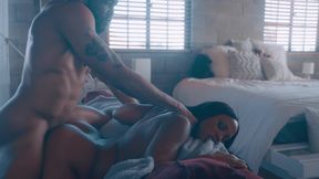 Cheating Busty Ebony Hotwife Fucks Her Favorite BBC Bull