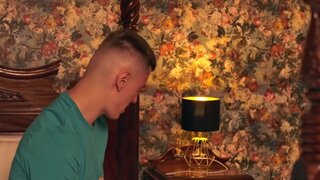 Small tits hottie is going to let him invade that hole