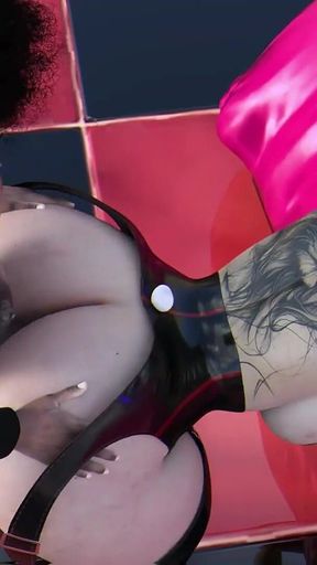 Big Ass Futa Bimba ANAL Fuckef by Big Dick Ebony Trans Hottie - Sassycomics.mp4