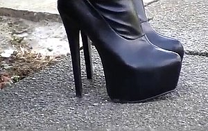 Sluts in boots smoking